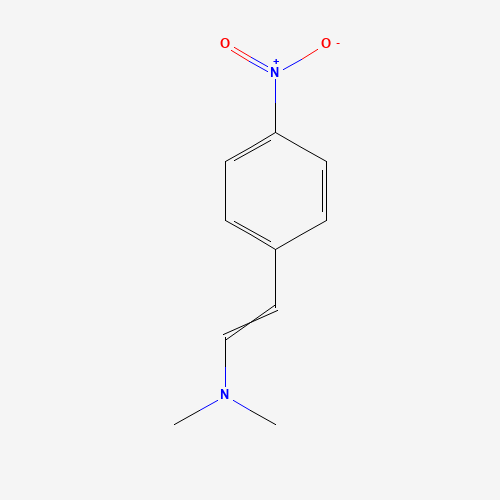 (E)-N,N-dimethyl-2-(4-nitrophenyl)ethenamine (CAS: 20973-68-6) - Chemical Structure and Molecular Formula 