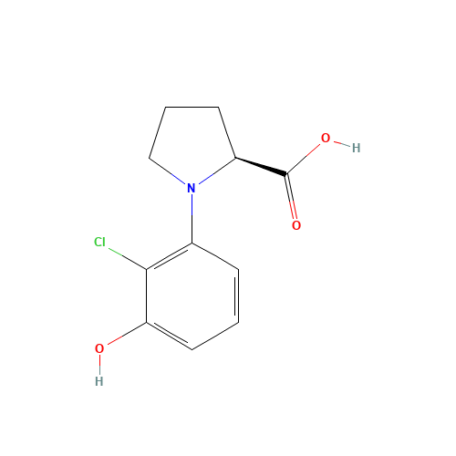(2S)-1-(2-chloro-3-hydroxyphenyl)pyrrolidine-2-carboxylic acid (CAS: 925233-19-8) - Related Chemical Product