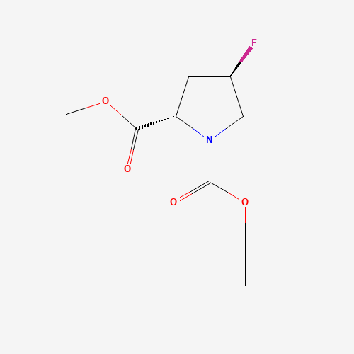 1-O-tert-butyl 2-O-methyl (2S,4R)-4-fluoropyrrolidine-1,2-dicarboxylate (CAS: 203866-18-6) - Related Chemical Product