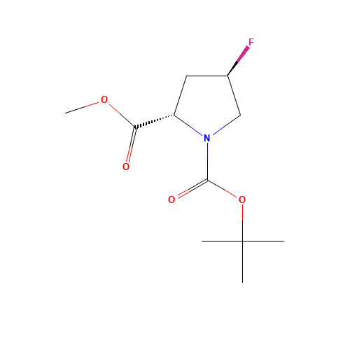 1-O-tert-butyl 2-O-methyl (2S,4R)-4-fluoropyrrolidine-1,2-dicarboxylate (CAS: 203866-18-6) - Related Chemical Product