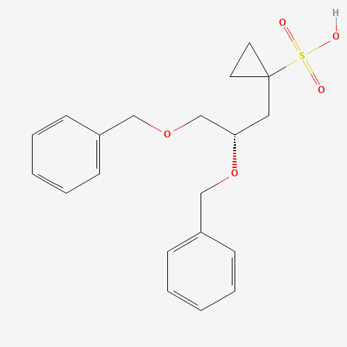 1-[(2S)-2,3-bis(phenylmethoxy)propyl]cyclopropane-1-sulfonic acid (CAS: 1259007-44-7) - Related Chemical Product