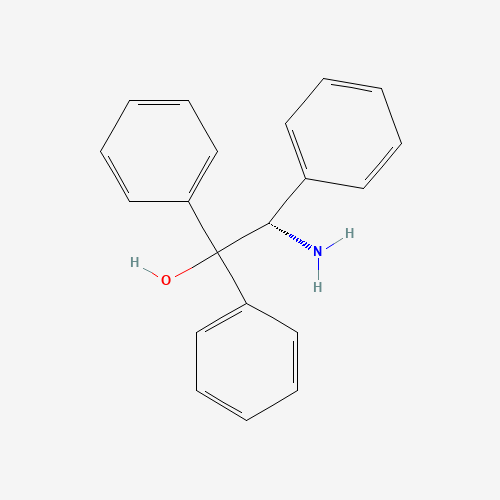 (2S)-2-amino-1,1,2-triphenylethanol (CAS: 129704-13-8) - Chemical Structure and Molecular Formula 