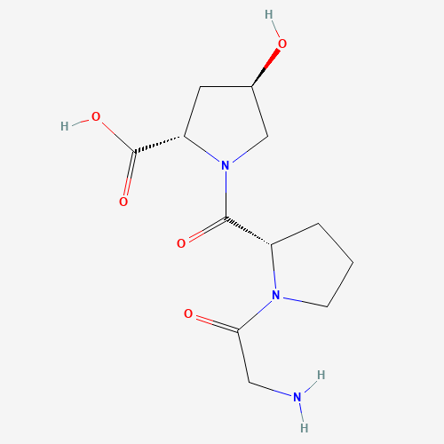 (2S,4R)-1-[(2S)-1-(2-aminoacetyl)pyrrolidine-2-carbonyl]-4-hydroxypyrrolidine-2-carboxylic acid (CAS: 2239-67-0) - Related Chemical Product