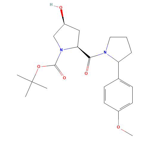 tert-butyl (2S,4S)-4-hydroxy-2-[2-(4-methoxyphenyl)pyrrolidine-1-carbonyl]pyrrolidine-1-carboxylate (CAS: 1246639-53-1) - Related Chemical Product