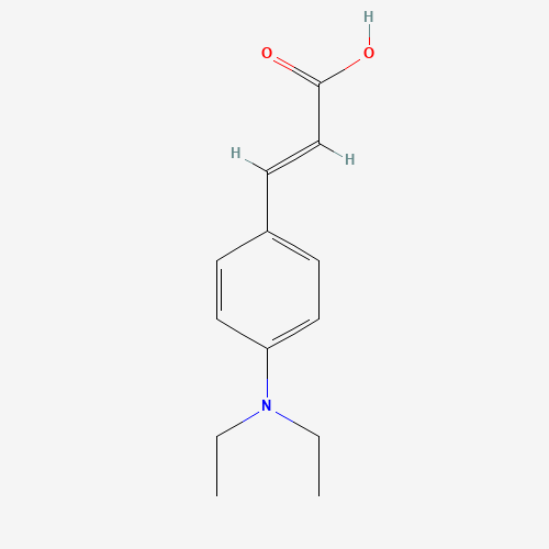 (E)-3-[4-(diethylamino)phenyl]prop-2-enoic acid (CAS: 78776-25-7) - Related Chemical Product