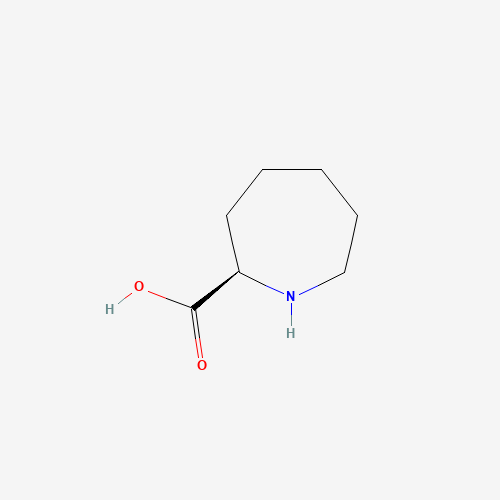 (2R)-azepane-2-carboxylic acid (CAS: 66865-36-9) - Chemical Structure and Molecular Formula 