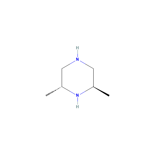 (2R,6R)-2,6-dimethylpiperazine (CAS: 768335-42-8) - Chemical Structure and Molecular Formula 