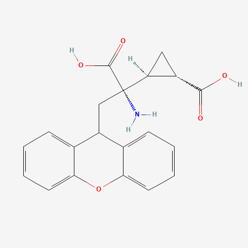 (1S,2S)-2-[(1S)-1-amino-1-carboxy-2-(9H-xanthen-9-yl)ethyl]cyclopropane-1-carboxylic acid (CAS: 201943-63-7) - Related Chemical Product