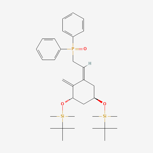 tert-butyl-[(1R,3S,5Z)-3-[tert-butyl(dimethyl)silyl]oxy-5-(2-diphenylphosphorylethylidene)-4-methylidenecyclohexyl]oxy-dimethylsilane (CAS: 81522-68-1) - Related Chemical Product