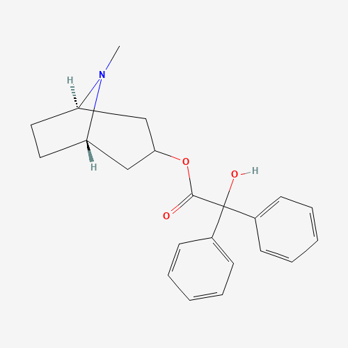 [(1S,5R)-8-methyl-8-azabicyclo[3.2.1]octan-3-yl] 2-hydroxy-2,2-diphenylacetate (CAS: 3736-36-5) - Related Chemical Product