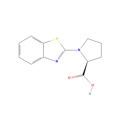 (2S)-1-(1,3-benzothiazol-2-yl)pyrrolidine-2-carboxylic acid (CAS: 1103819-64-2) - Related Chemical Product