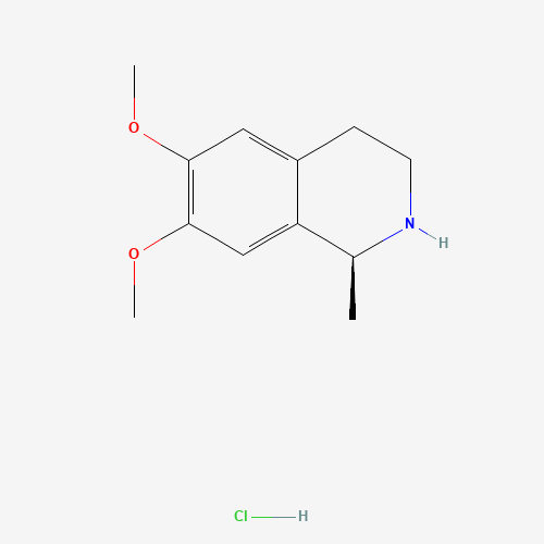 (1S)-6,7-dimethoxy-1-methyl-1,2,3,4-tetrahydroisoquinoline;hydrochloride (CAS: 883-87-4) - Related Chemical Product