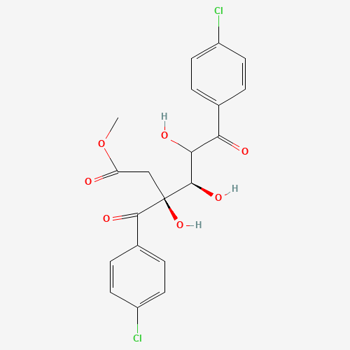 methyl (3S,4R)-3-(4-chlorobenzoyl)-6-(4-chlorophenyl)-3,4,5-trihydroxy-6-oxohexanoate (CAS: 99886-53-0) - Related Chemical Product