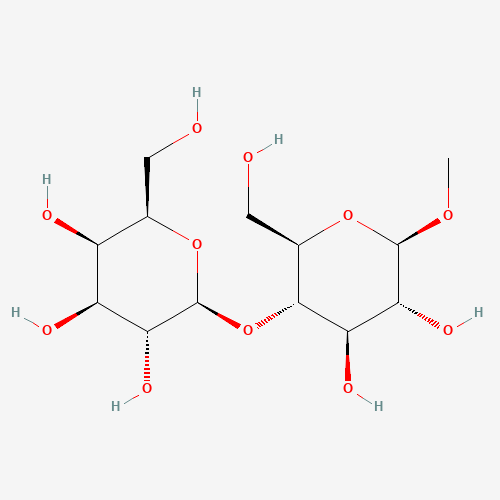 (2S,3R,4S,5R,6R)-2-[(2R,3S,4R,5R,6R)-4,5-dihydroxy-2-(hydroxymethyl)-6-methoxyoxan-3-yl]oxy-6-(hydroxymethyl)oxane-3,4,5-triol (CAS: 7216-69-5) - Related Chemical Product