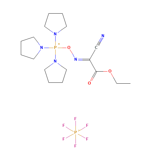 [(E)-(1-cyano-2-ethoxy-2-oxoethylidene)amino]oxy-tripyrrolidin-1-ylphosphanium;hexafluorophosphate (CAS: 153433-21-7) - Related Chemical Product