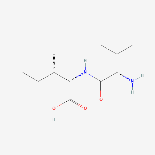 (2S,3S)-2-[[(2S)-2-amino-3-methylbutanoyl]amino]-3-methylpentanoic acid (CAS: 20556-14-3) - Chemical Structure and Molecular Formula 