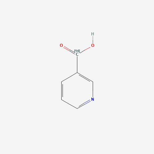 pyridine-3-carboxylic acid (CAS: 2906-42-5) - Chemical Structure and Molecular Formula 