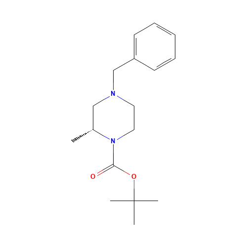 tert-butyl (2R)-4-benzyl-2-methylpiperazine-1-carboxylate (CAS: 170033-58-6) - Related Chemical Product