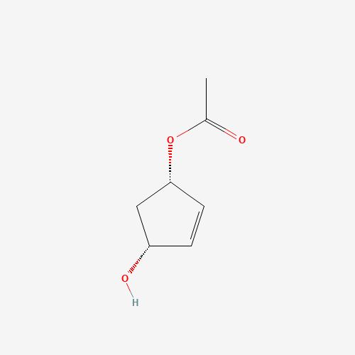 [(1S,4R)-4-hydroxycyclopent-2-en-1-yl] acetate (CAS: 60176-77-4) - Related Chemical Product