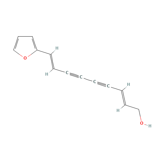 (2E,8E)-9-(furan-2-yl)nona-2,8-dien-4,6-diyn-1-ol (CAS: 61642-89-5) - Related Chemical Product