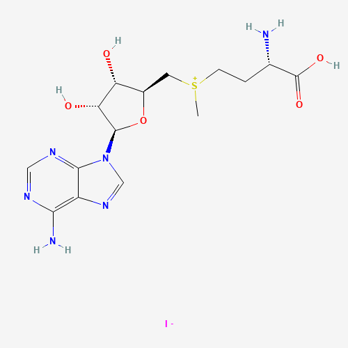 [(3S)-3-amino-3-carboxypropyl]-[[(2S,3S,4R,5R)-5-(6-aminopurin-9-yl)-3,4-dihydroxyoxolan-2-yl]methyl]-methylsulfanium;iodide (CAS: 3493-13-8) - Related Chemical Product