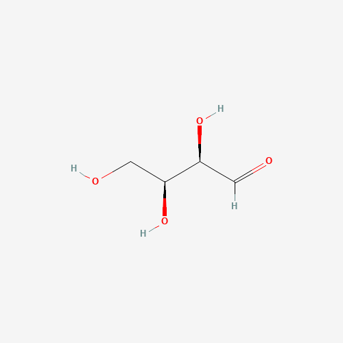 (2R,3S)-2,3,4-trihydroxybutanal (CAS: 95-44-3) - Chemical Structure and Molecular Formula 