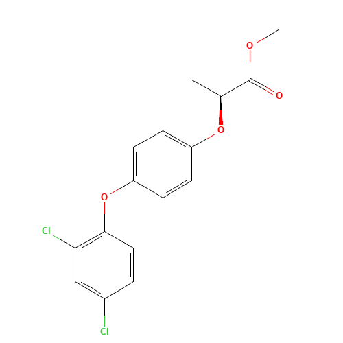 methyl (2S)-2-[4-(2,4-dichlorophenoxy)phenoxy]propanoate (CAS: 75021-72-6) - Related Chemical Product