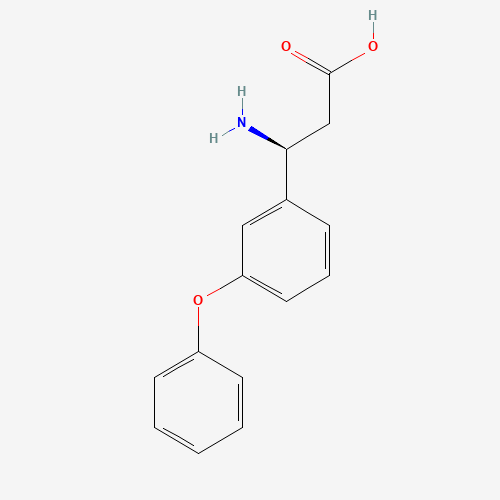 (3S)-3-amino-3-(3-phenoxyphenyl)propanoic acid (CAS: 723733-91-3) - Related Chemical Product