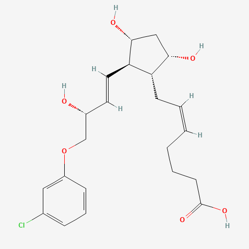 (Z)-7-[(1R,2R,3R,5S)-2-[(E,3R)-4-(3-chlorophenoxy)-3-hydroxybut-1-enyl]-3,5-dihydroxycyclopentyl]hept-5-enoic acid (CAS: 40665-92-7) - Related Chemical Product