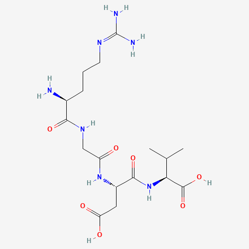(2S)-2-[[(2S)-2-[[2-[[(2S)-2-amino-5-(diaminomethylideneamino)pentanoyl]amino]acetyl]amino]-3-carboxypropanoyl]amino]-3-methylbutanoic acid (CAS: 93674-99-8) - Related Chemical Product