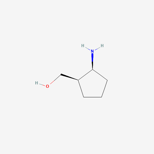 [(1R,2S)-2-aminocyclopentyl]methanol (CAS: 40482-12-0) - Chemical Structure and Molecular Formula 