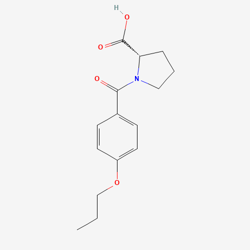 (2S)-1-(4-propoxybenzoyl)pyrrolidine-2-carboxylic acid (CAS: 471259-59-3) - Related Chemical Product