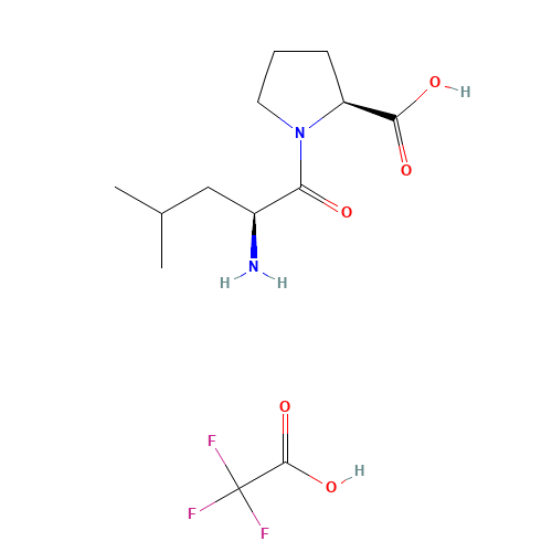 (2S)-1-[(2S)-2-amino-4-methylpentanoyl]pyrrolidine-2-carboxylic acid;2,2,2-trifluoroacetic acid (CAS: 67320-92-7) - Related Chemical Product
