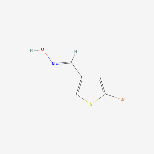 (NE)-N-[(5-bromothiophen-3-yl)methylidene]hydroxylamine (CAS: 18791-96-3) - Chemical Structure and Molecular Formula 