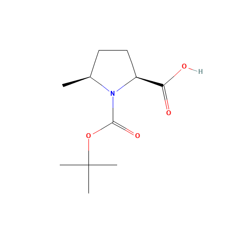 (2S,5S)-5-methyl-1-[(2-methylpropan-2-yl)oxycarbonyl]pyrrolidine-2-carboxylic acid (CAS: 334769-80-1) - Related Chemical Product