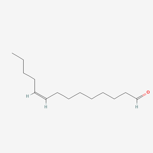 (Z)-tetradec-9-enal (CAS: 53939-27-8) - Chemical Structure and Molecular Formula 