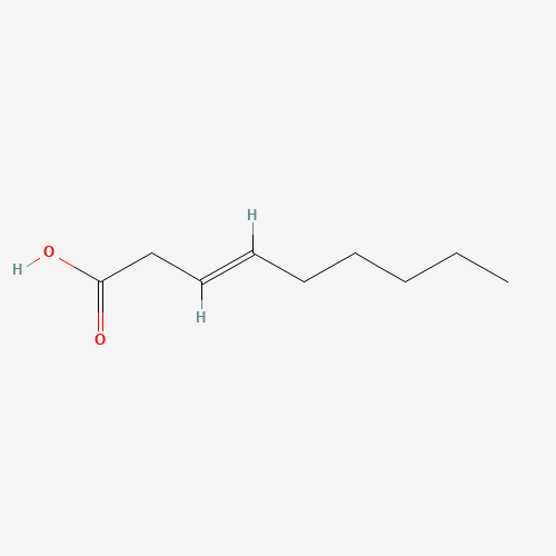 (E)-non-3-enoic acid (CAS: 4124-88-3) - Chemical Structure and Molecular Formula 