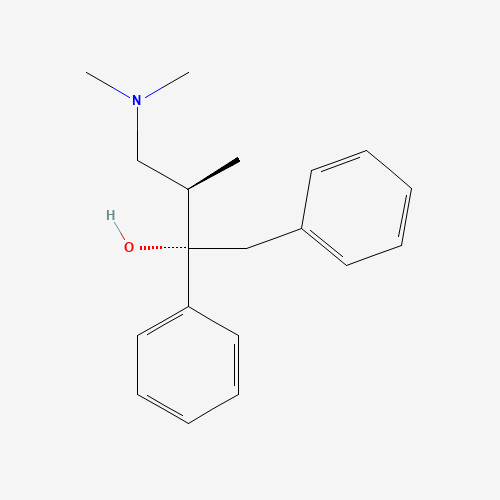 (2S,3R)-4-(dimethylamino)-3-methyl-1,2-diphenylbutan-2-ol (CAS: 38345-66-3) - Chemical Structure and Molecular Formula 