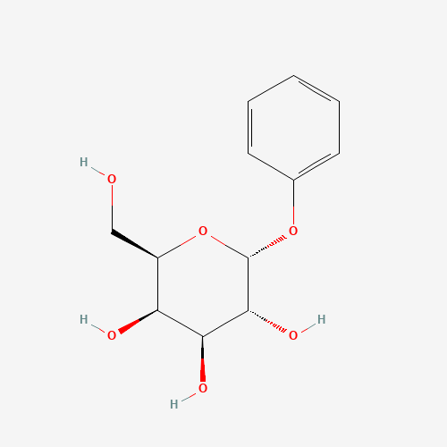 (2R,3R,4S,5R,6R)-2-(hydroxymethyl)-6-phenoxyoxane-3,4,5-triol (CAS: 2871-15-0) - Chemical Structure and Molecular Formula 
