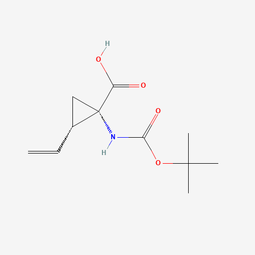 (1S,2S)-2-ethenyl-1-[(2-methylpropan-2-yl)oxycarbonylamino]cyclopropane-1-carboxylic acid (CAS: 259221-77-7) - Related Chemical Product