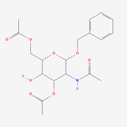 [(2R,3S,4R,5R,6S)-5-acetamido-4-acetyloxy-3-hydroxy-6-phenylmethoxyoxan-2-yl]methyl acetate (CAS: 33639-73-5) - Related Chemical Product