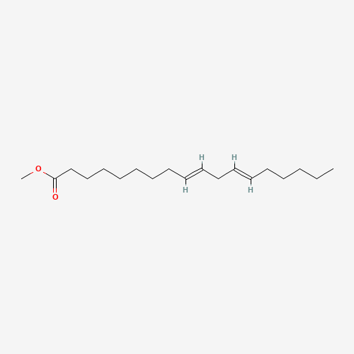 methyl (9E,12E)-octadeca-9,12-dienoate (CAS: 2566-97-4) - Chemical Structure and Molecular Formula 
