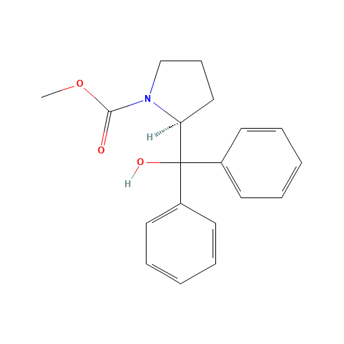 methyl (2S)-2-[hydroxy(diphenyl)methyl]pyrrolidine-1-carboxylate (CAS: 352535-68-3) - Related Chemical Product