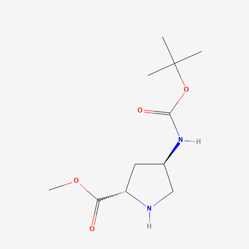 methyl (2S,4R)-4-[(2-methylpropan-2-yl)oxycarbonylamino]pyrrolidine-2-carboxylate (CAS: 473806-21-2) - Related Chemical Product