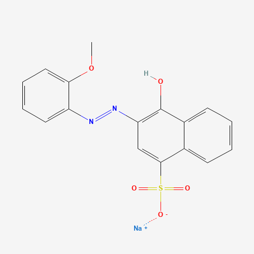 sodium;(3E)-3-[(2-methoxyphenyl)hydrazinylidene]-4-oxonaphthalene-1-sulfonate (CAS: 5858-39-9) - Related Chemical Product