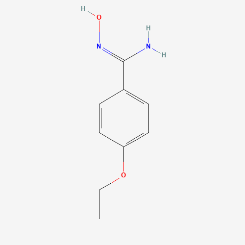 4-ethoxy-N'-hydroxybenzenecarboximidamide (CAS: 49773-26-4) - Chemical Structure and Molecular Formula 