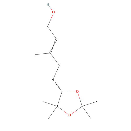 (Z)-3-methyl-5-[(4S)-2,2,5,5-tetramethyl-1,3-dioxolan-4-yl]pent-2-en-1-ol (CAS: 61262-96-2) - Related Chemical Product