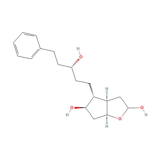 (3aR,4R,5R,6aS)-4-[(3R)-3-hydroxy-5-phenylpentyl]-3,3a,4,5,6,6a-hexahydro-2H-cyclopenta[b]furan-2,5-diol (CAS: 352276-28-9) - Related Chemical Product