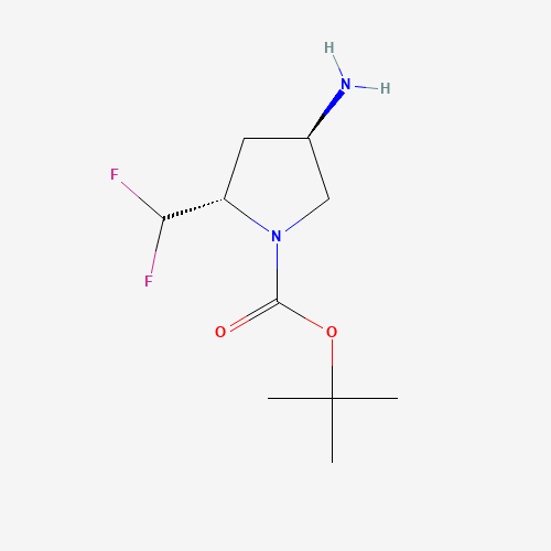 tert-butyl (2S,4R)-4-amino-2-(difluoromethyl)pyrrolidine-1-carboxylate (CAS: 1207852-96-7) - Related Chemical Product