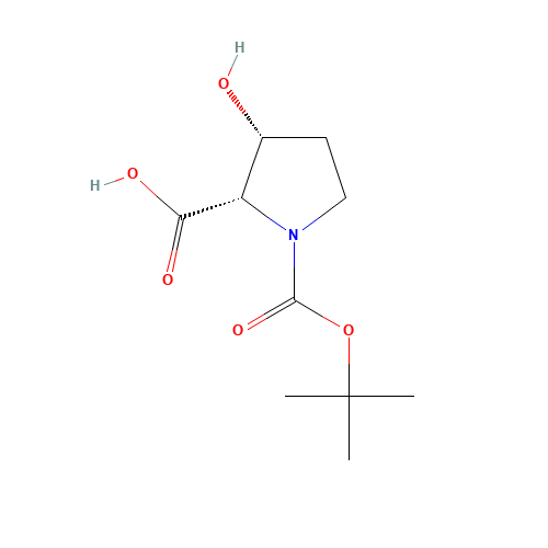 (2S,3R)-3-hydroxy-1-[(2-methylpropan-2-yl)oxycarbonyl]pyrrolidine-2-carboxylic acid (CAS: 186132-96-7) - Related Chemical Product